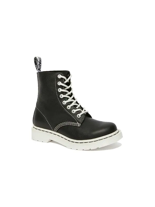 Ботинки Dr. Martens 1460 Pascal Virginia — изображение 2 из 4, черный/белый
