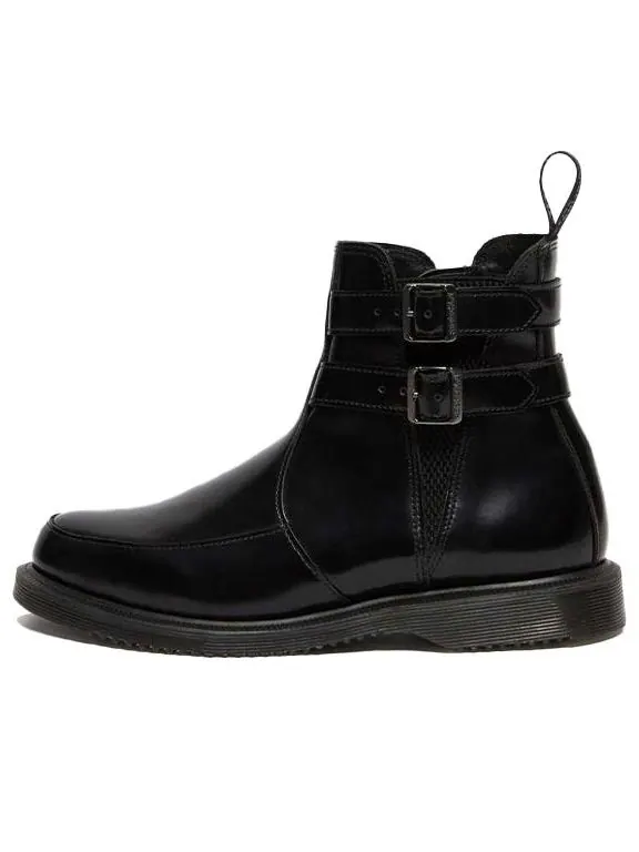 Ботинки Dr. Martens Flora Polished Smooth Chelsea Boots — изображение 1 из 4, черный