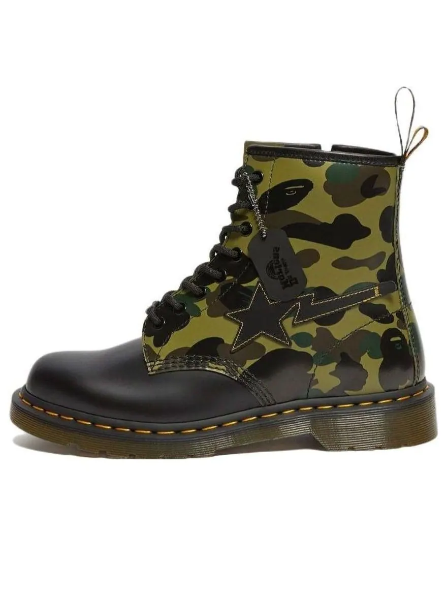 Ботинки Dr. Martens A Bathing Ape x 1460 Zip — изображение 1 из 5, камуфляж