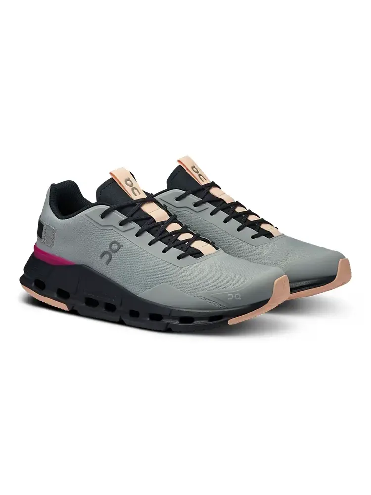 Кроссовки женские On Cloudnova Running Shoes Low-top Grey — изображение 3 из 7, серый
