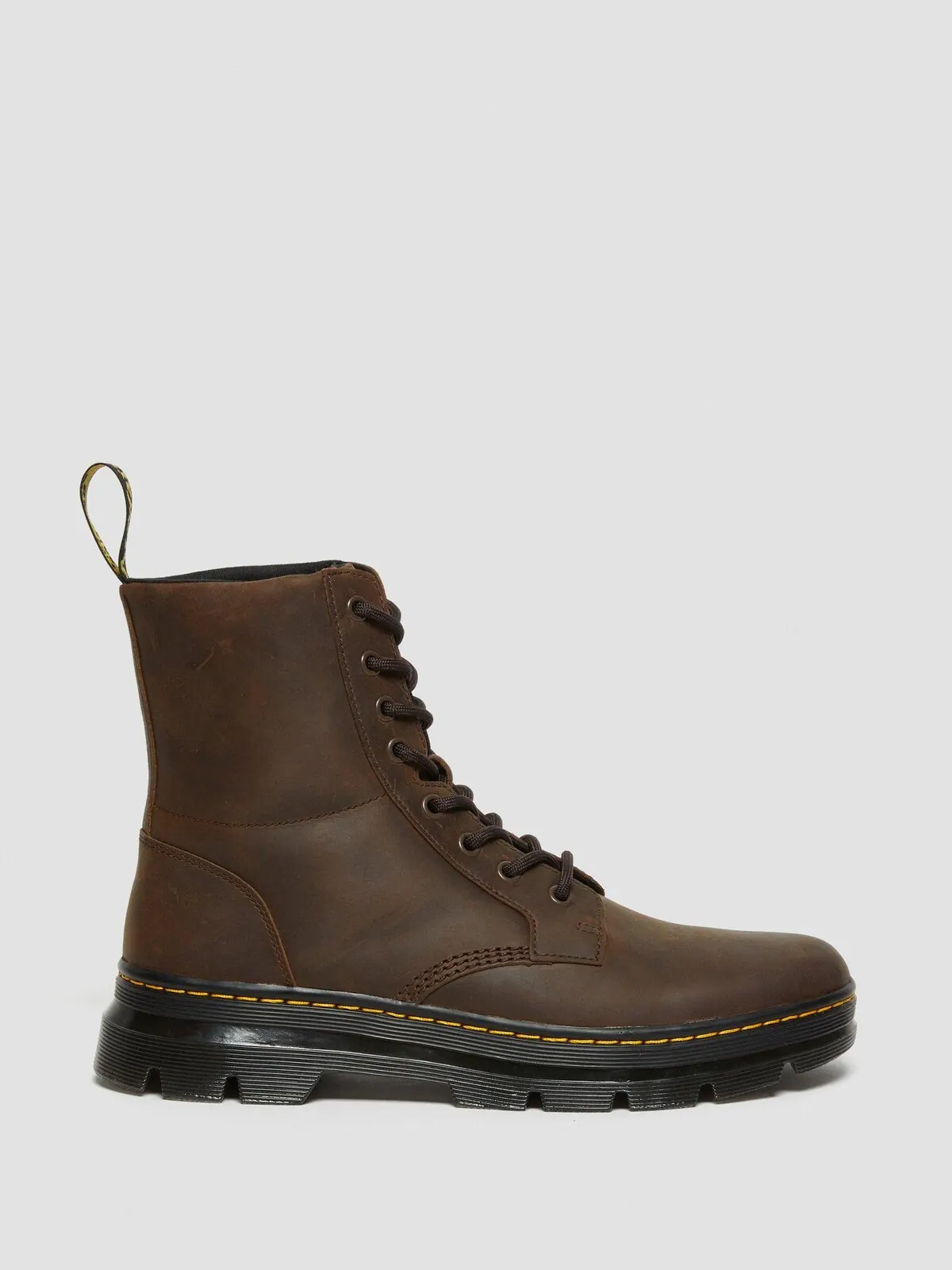 Ботинки женские Dr. Martens Combs Crazy Horse, натуральная кожа — изображение 1 из 8, коричневый