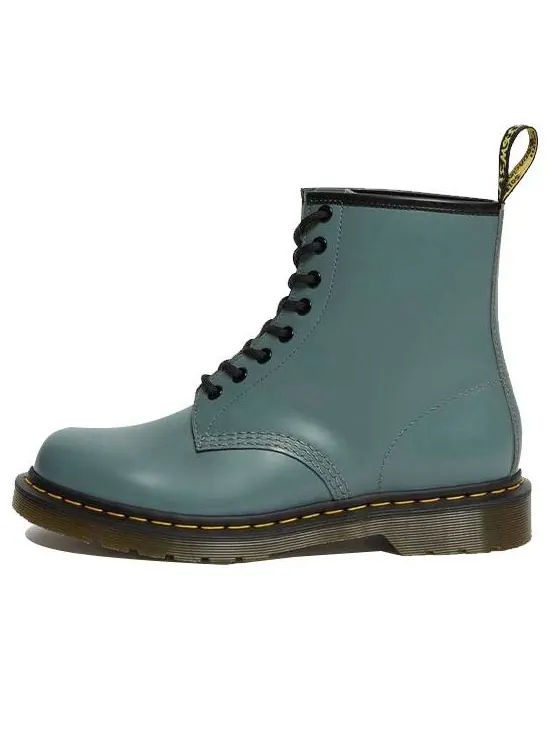 Ботинки Dr.Martens 1460 унисекс из гладкой кожи — изображение 1 из 4, серый