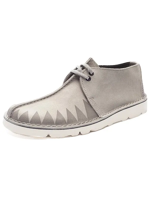 Кроссовки Clarks Originals x Neighborhood Desert Trek Ankle Shoes 'Grey' — изображение 3 из 4, серый/белый
