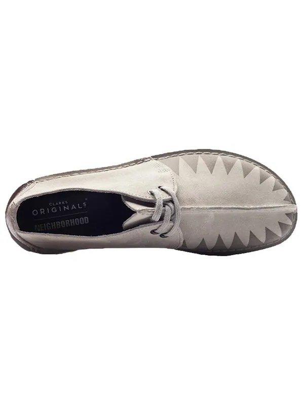 Кроссовки Clarks Originals x Neighborhood Desert Trek Ankle Shoes 'Grey' — изображение 4 из 4, серый/белый