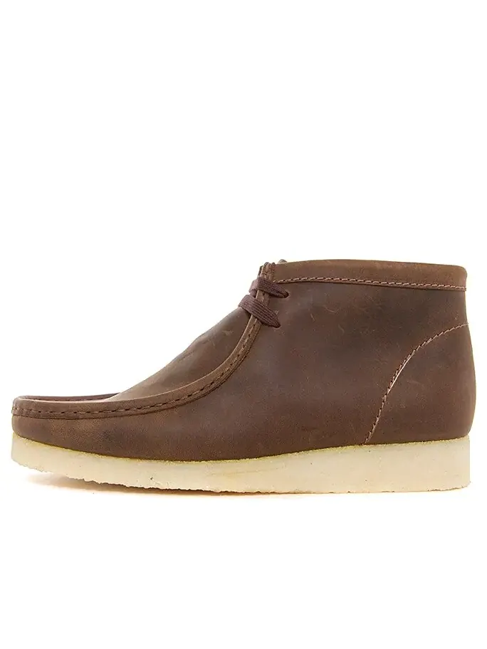 Ботинки Clarks Wallabee Boots 'Beeswax' — изображение 1 из 4, коричневый