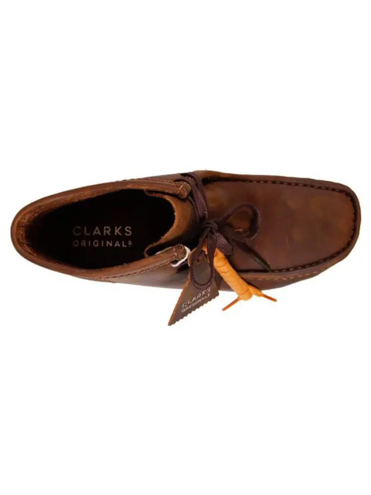 Ботинки Clarks Wallabee Boots 'Beeswax' — изображение 3 из 4, коричневый
