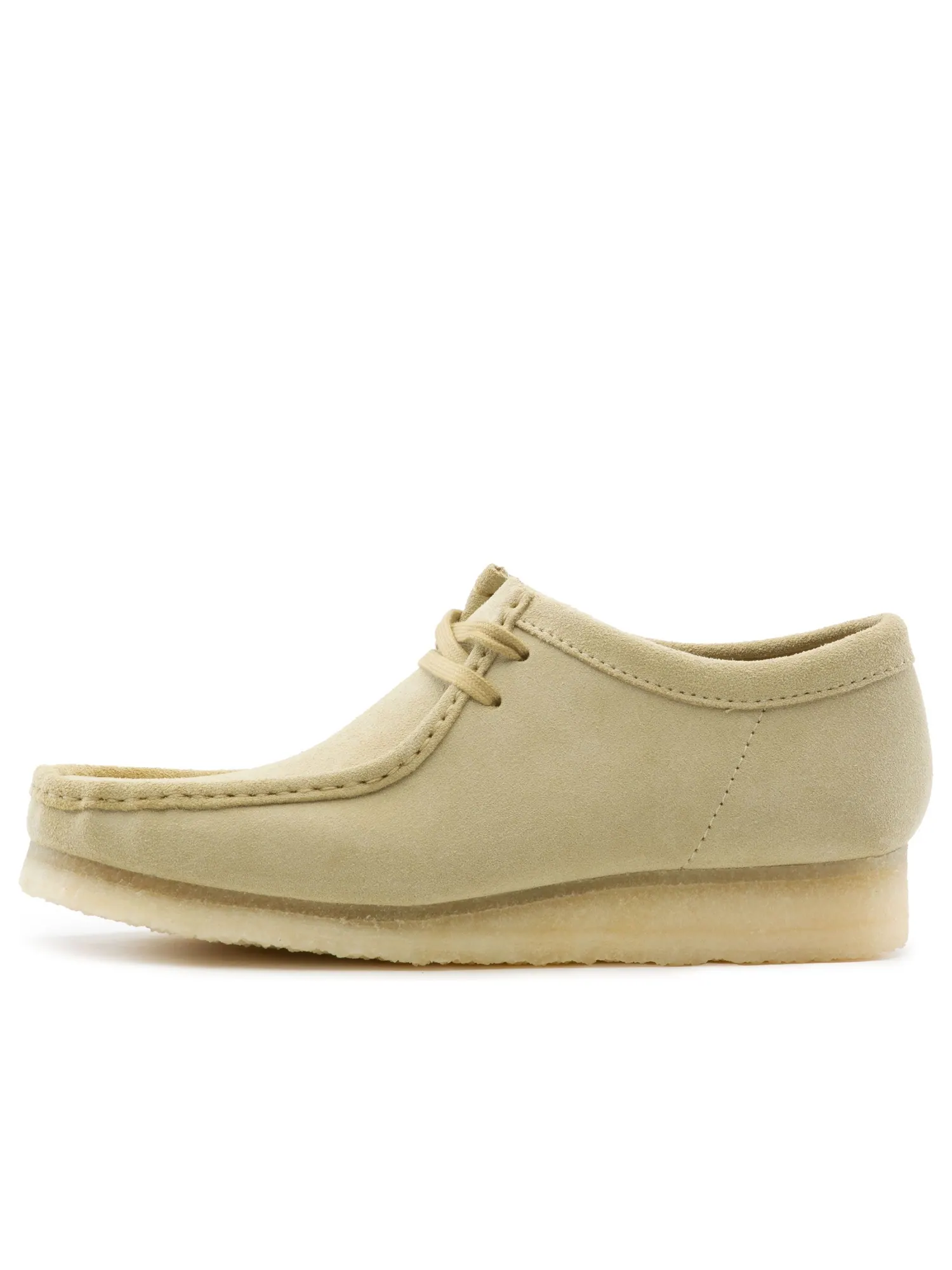 Кроссовки Clarks Wallabee Maple Suede — изображение 1 из 3, зеленый