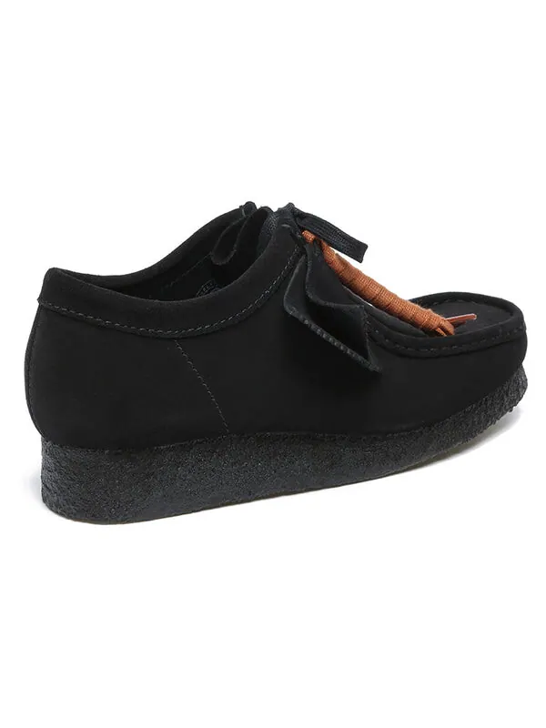 Кроссовки Clarks Wallabee 'Black Suede' — изображение 4 из 4, черный