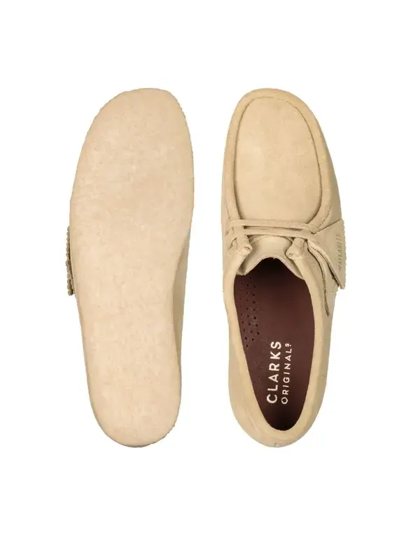 Кроссовки Clarks Wallabee Maple Suede — изображение 3 из 4, бежевый