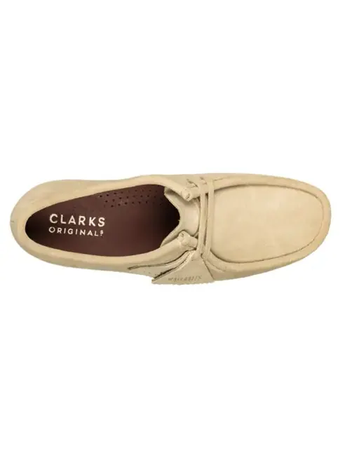 Кроссовки Clarks Wallabee Maple Suede — изображение 4 из 4, бежевый