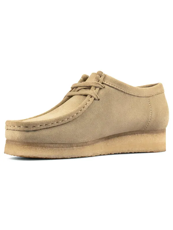 Кроссовки Clarks Originals Wallabee Boots 'Beige' — изображение 2 из 4, бежевый