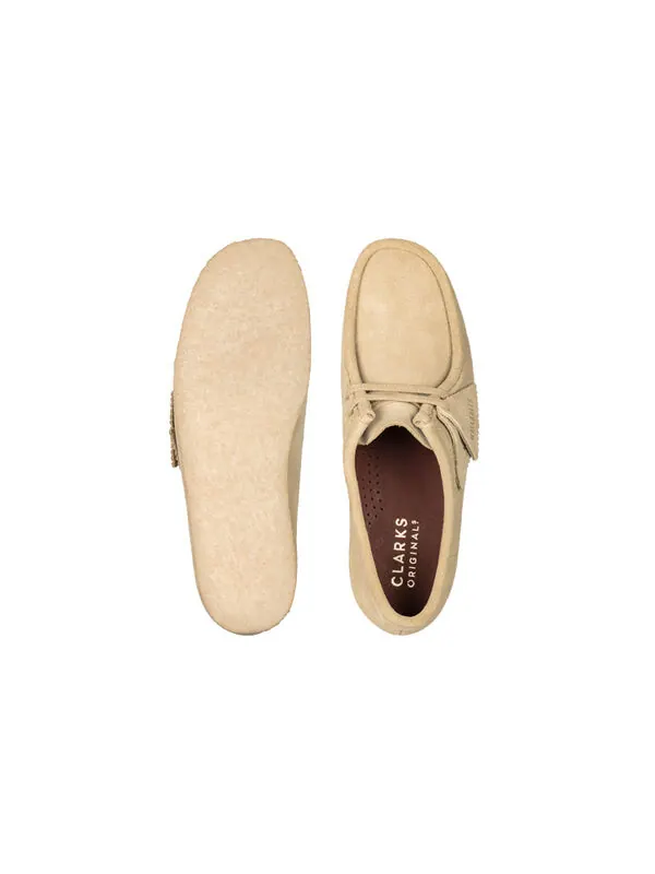 Кроссовки Clarks Originals Wallabee Boots 'Beige' — изображение 3 из 4, бежевый