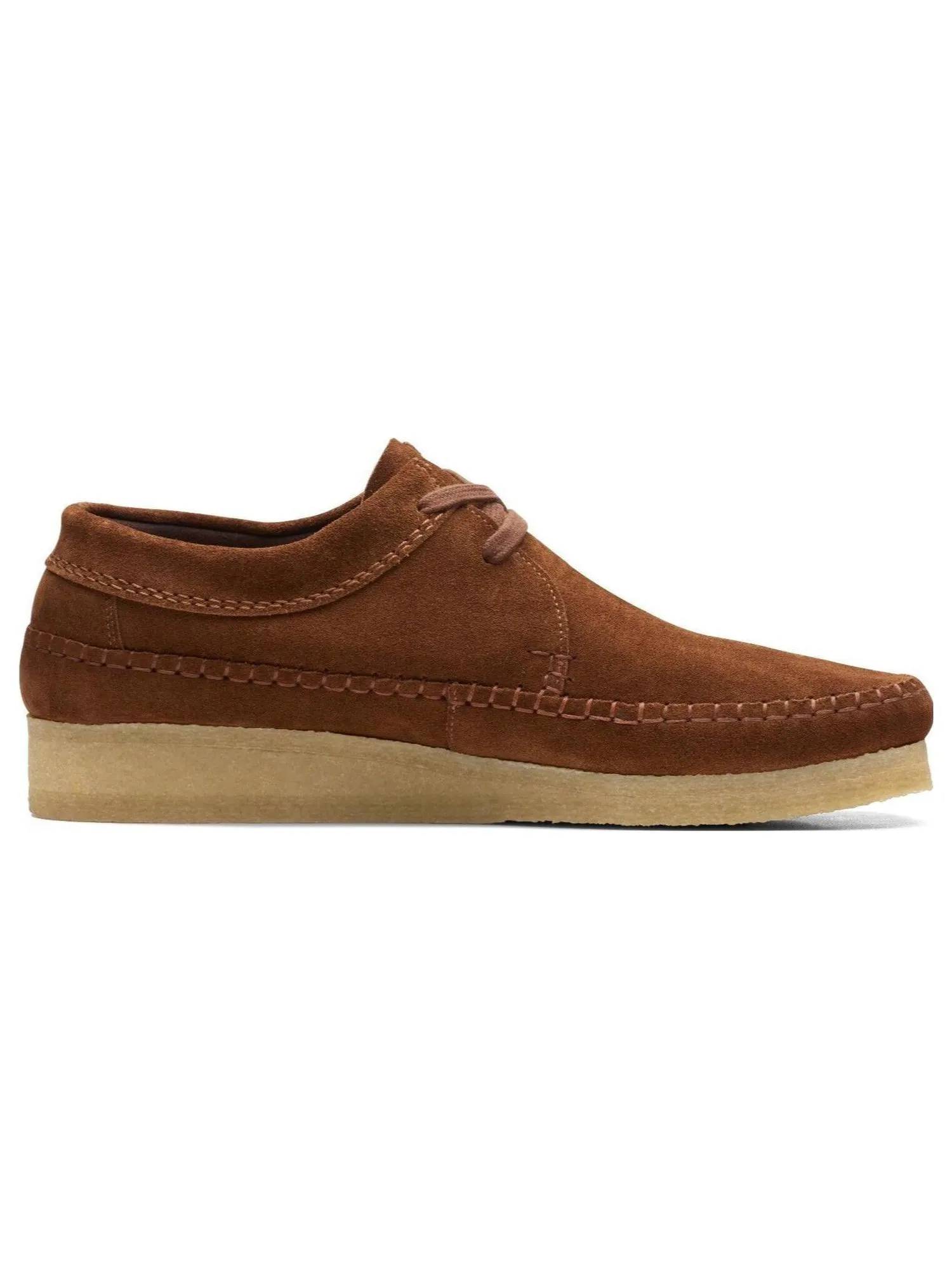 Замшевые ботинки Clarks Weaver Suede 'Cola' — изображение 2 из 4, черный