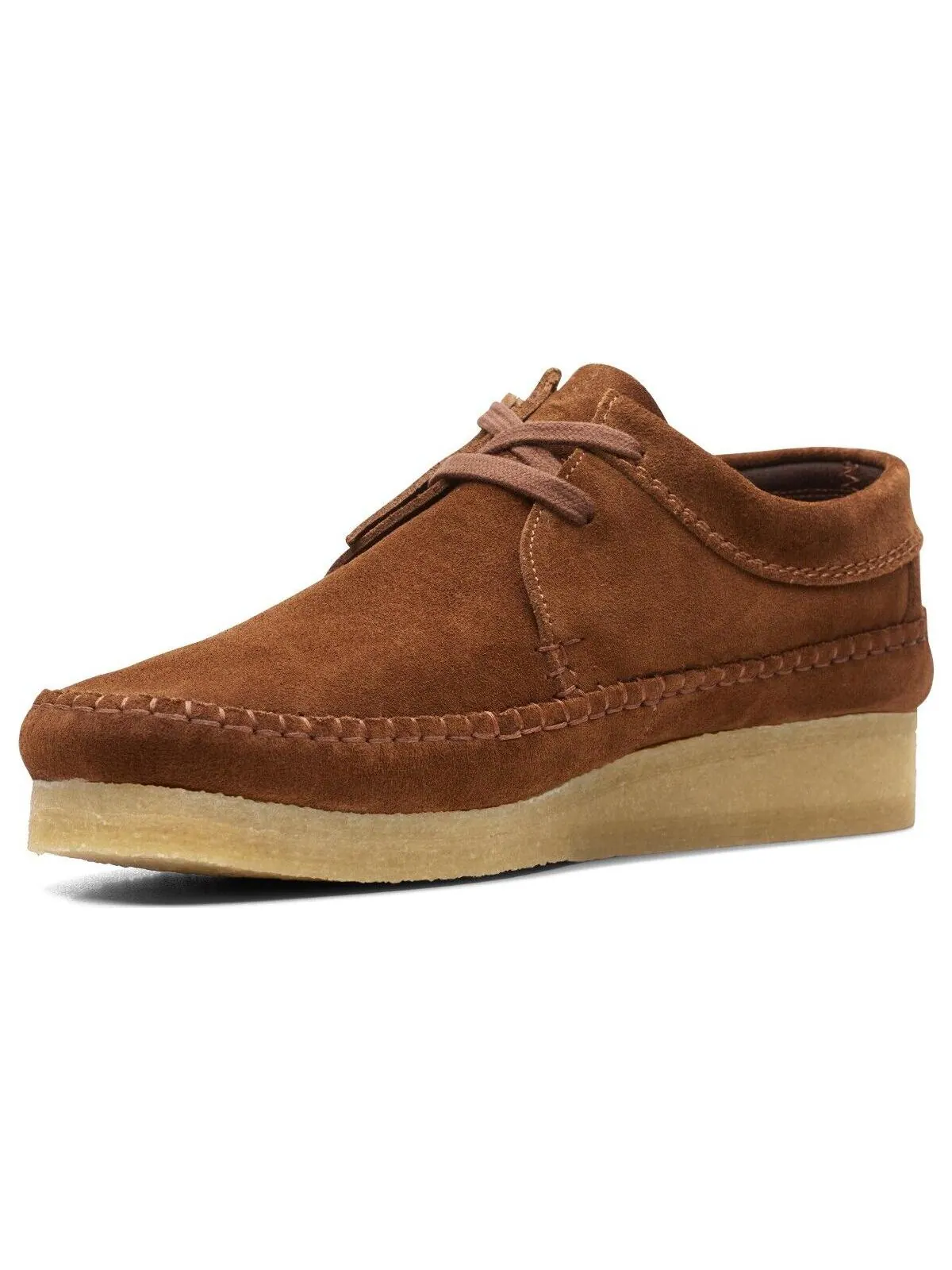 Замшевые ботинки Clarks Weaver Suede 'Cola' — изображение 3 из 4, черный