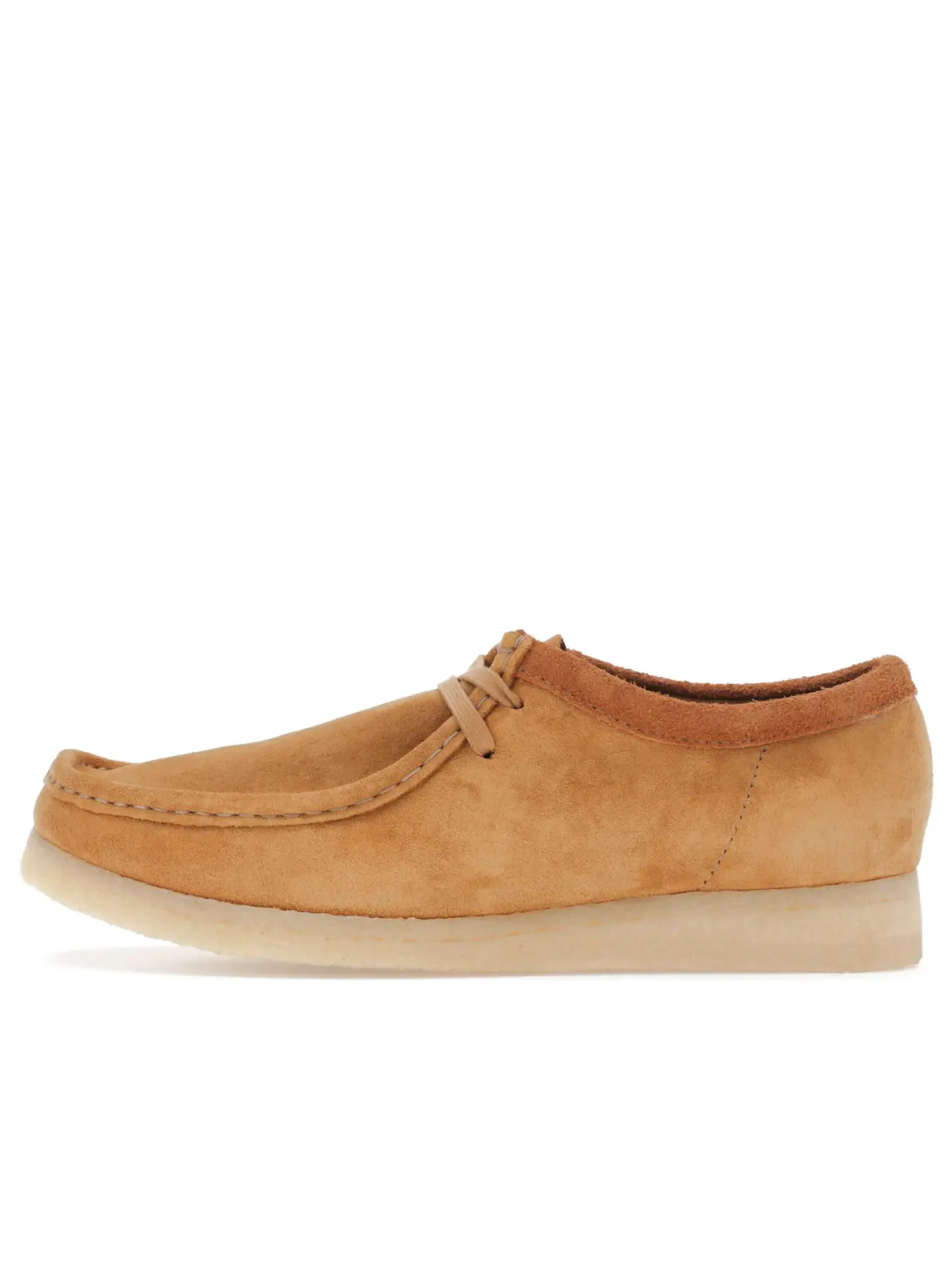 Кроссовки Clarks Wallabee Suede 'Oakmoss', замшевые, дубовый мох — изображение 1 из 4, желтый