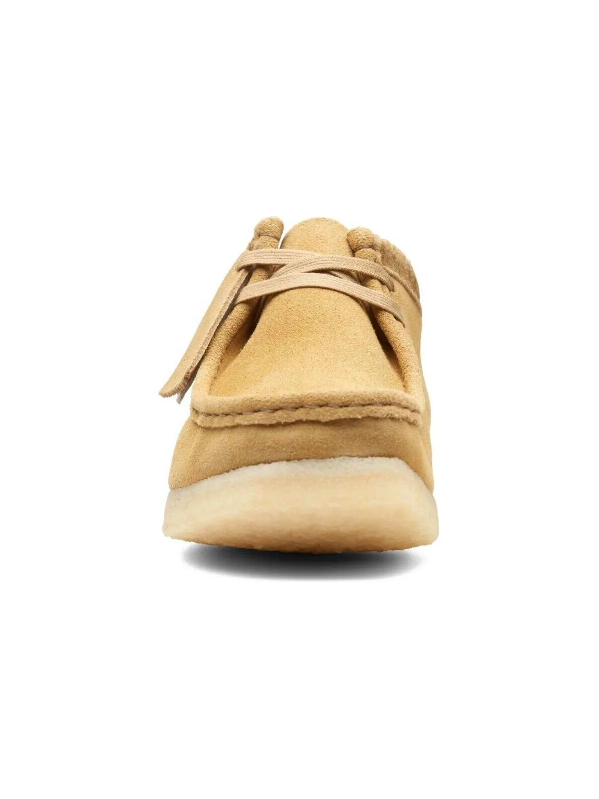 Кроссовки Clarks Wallabee Suede 'Oakmoss', замшевые, дубовый мох — изображение 3 из 4, желтый