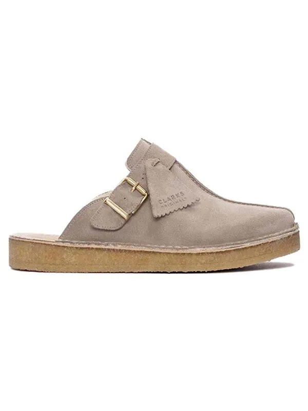 Кроссовки Clarks Trek Mule Sand Suede — изображение 2 из 4, коричневый/песочный