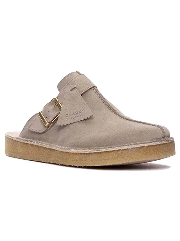 Кроссовки Clarks Trek Mule Sand Suede — изображение 3 из 4, коричневый/песочный