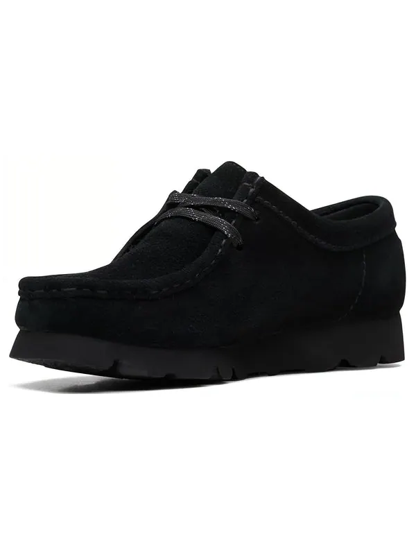 Кроссовки Clarks Wallabee Gore-Tex 'Black Suede' — изображение 3 из 4, черный