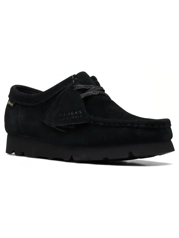 Кроссовки Clarks Wallabee Gore-Tex 'Black Suede' — изображение 4 из 4, черный