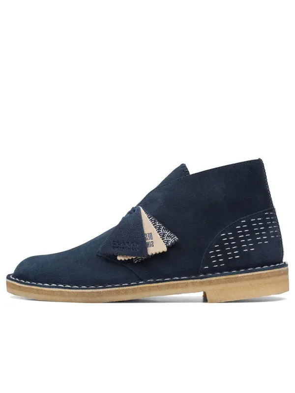 Кроссовки Clarks Desert Boots Sashiko Navy — изображение 1 из 4, темно-синий