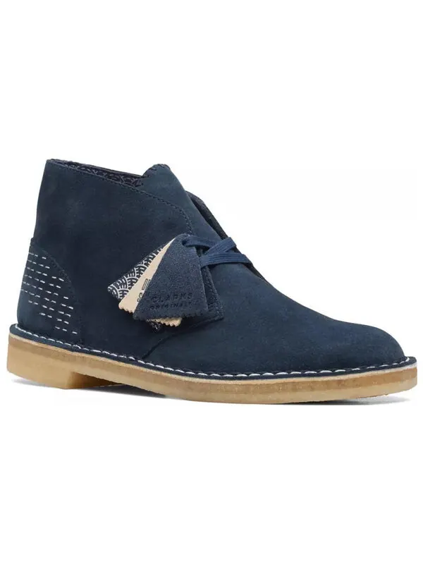 Кроссовки Clarks Desert Boots Sashiko Navy — изображение 2 из 4, темно-синий