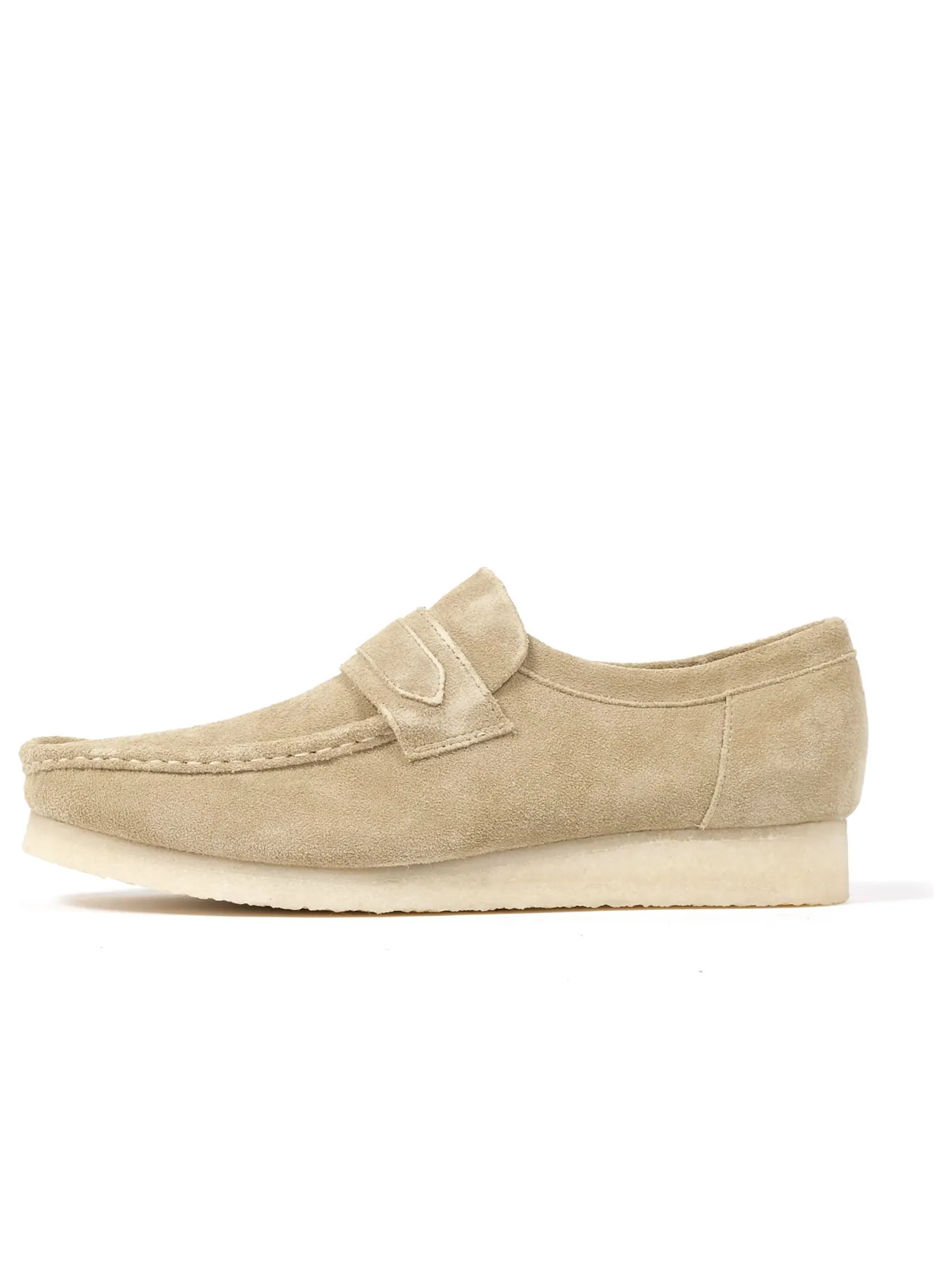 Лоферы Clarks Wallabee из замши, цвет «Клен» — изображение 1 из 3
