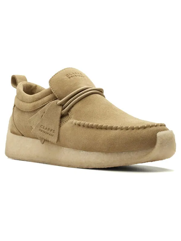 Кроссовки Clarks Maycliffe Suede 'Dark Sand' — изображение 3 из 4, темный песочный