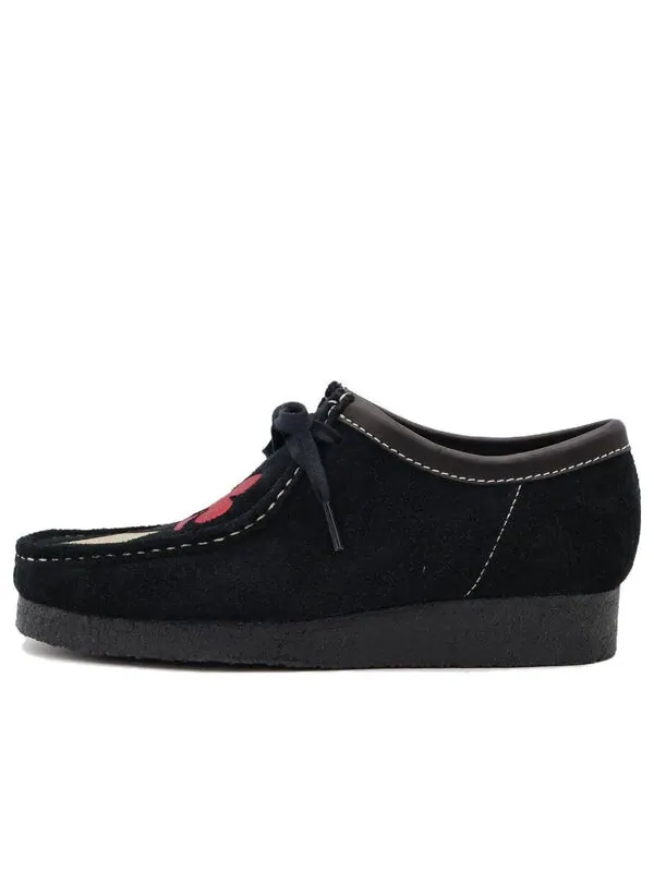 Кроссовки Clarks x Stussy Wallabee 'Black Suede' — изображение 1 из 4, черный