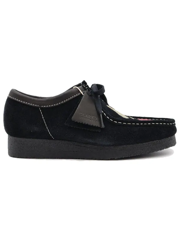 Кроссовки Clarks x Stussy Wallabee 'Black Suede' — изображение 2 из 4, черный