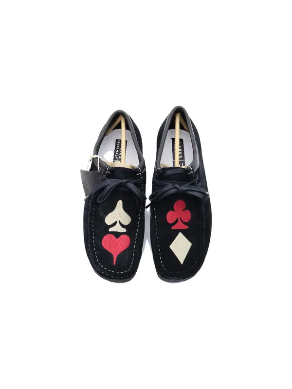 Кроссовки Clarks x Stussy Wallabee 'Black Suede' — изображение 3 из 4, черный