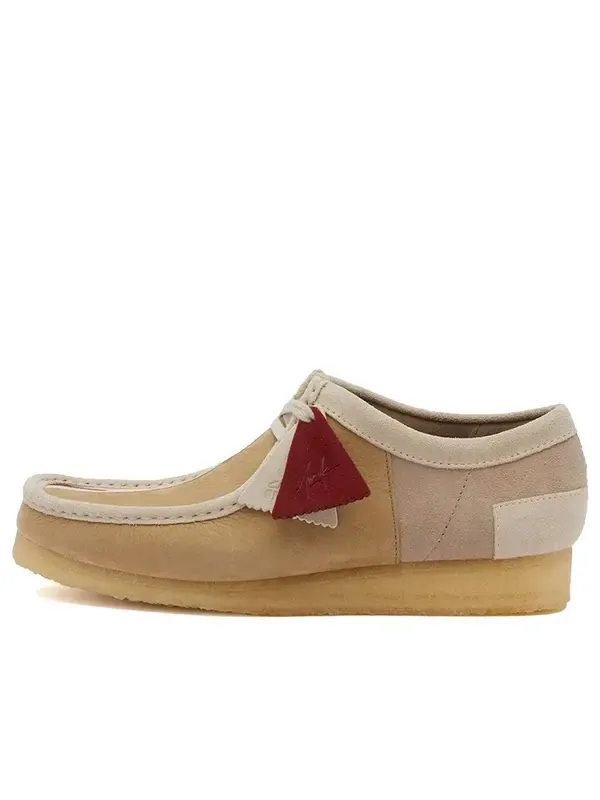 Кроссовки Clarks Wallabee x Frank Pellegrino 'Red Combi' — изображение 1 из 3, красный/розовый