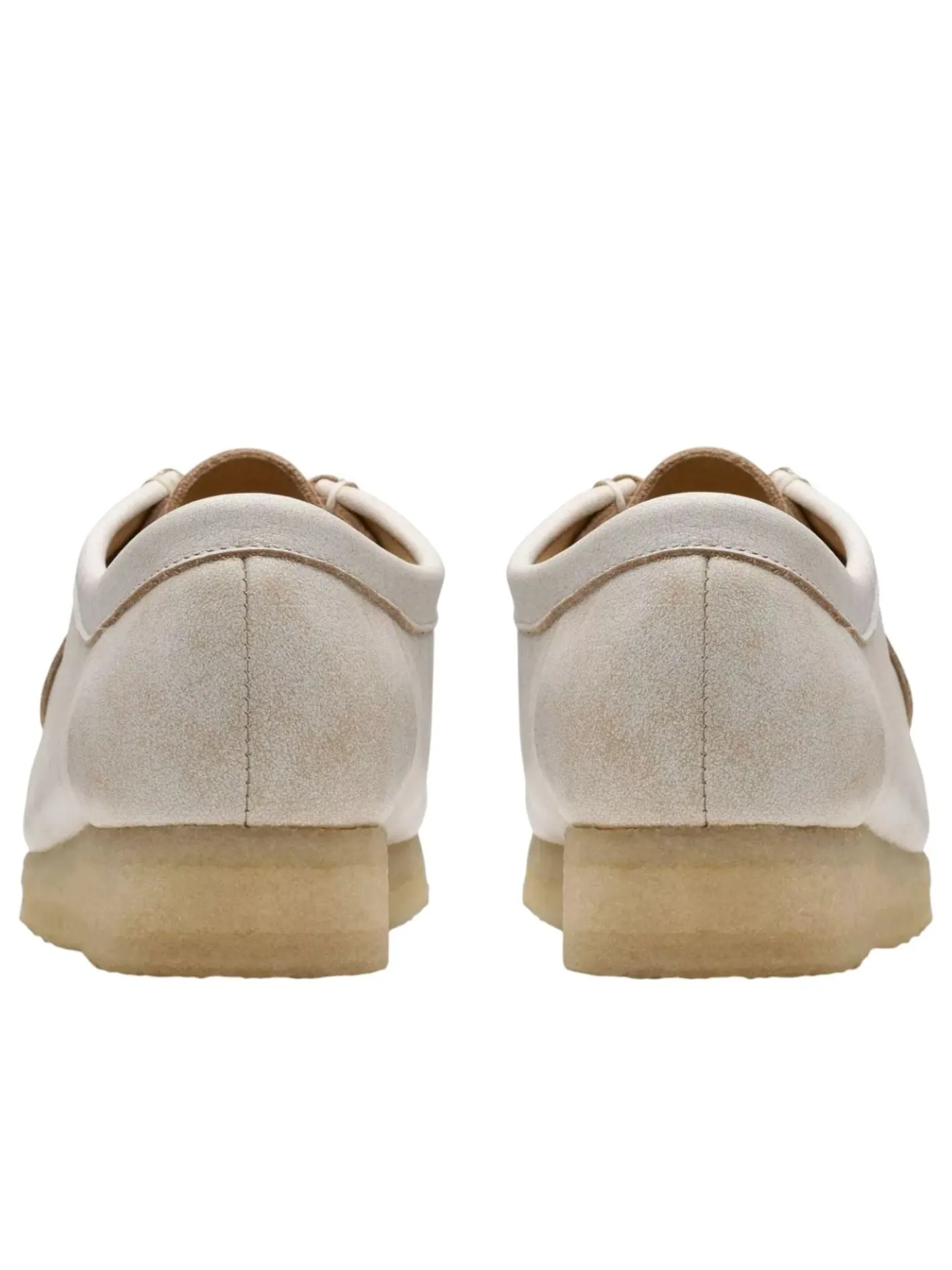 Кроссовки Clarks Wallabee WMNS, кожаные — изображение 4 из 6, белый