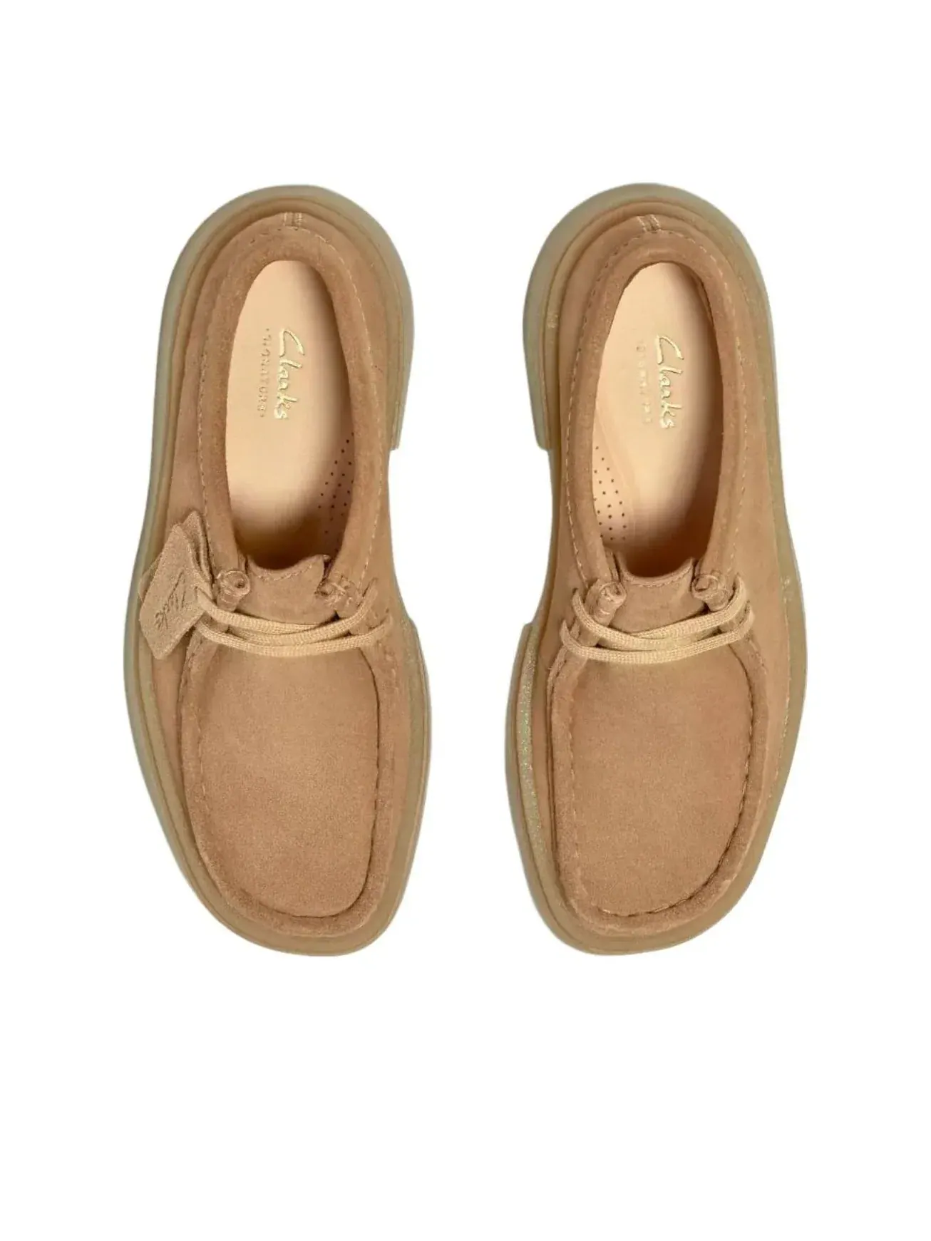 Лоферы Clarks Torview, замшевые — изображение 3 из 5, бежевый