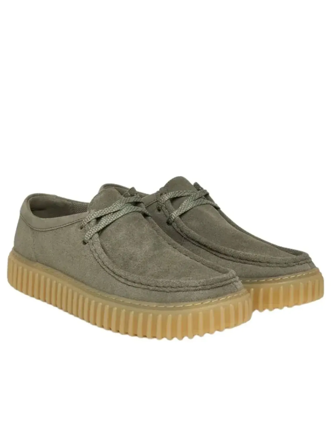 Лоферы Clarks Torhill Lo, 'Sage Suede' — изображение 2 из 4, оливковый зеленый