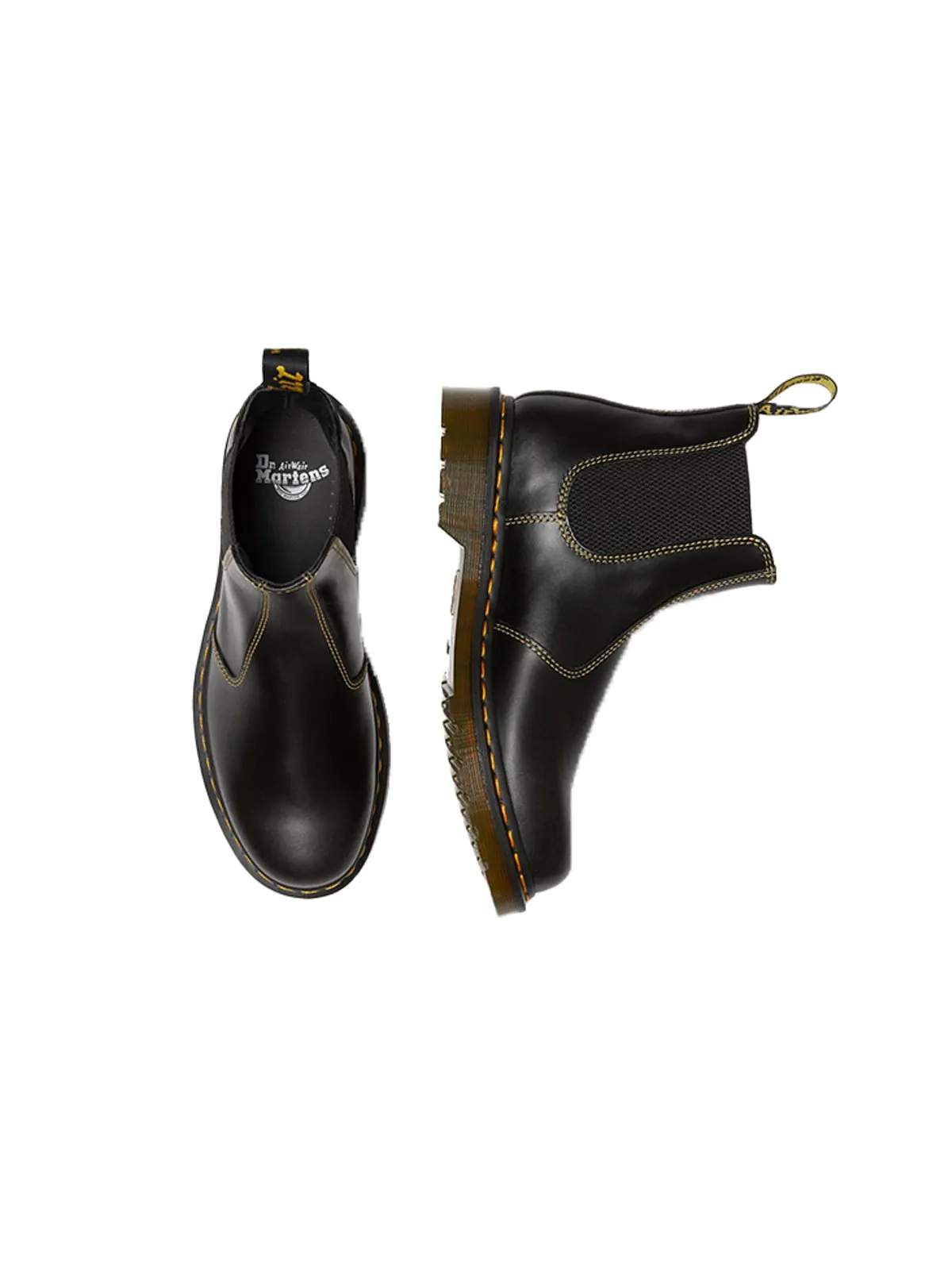 Ботинки мужские челси Dr. Martens 2976 Atlas кожаные — изображение 3 из 4, темно-серый
