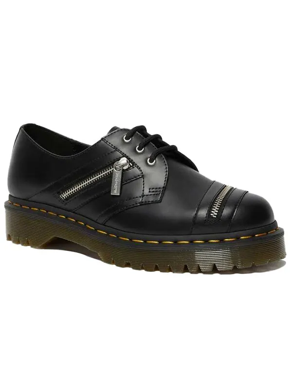 Ботинки Dr. Martens 1461 Bex Zip Leather Shoes — изображение 2 из 4, черный