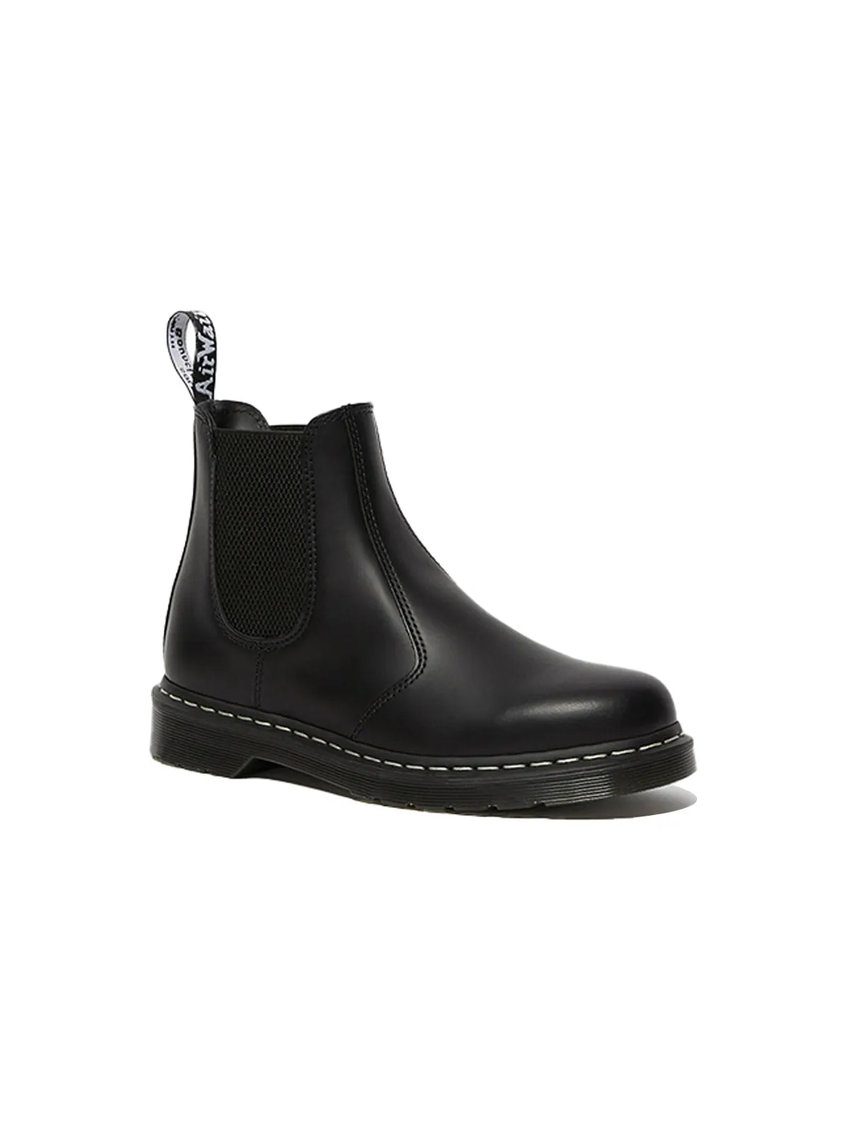 Ботинки Dr.Martens 2976 кожаные с простроченной подошвой — изображение 2 из 4, черный