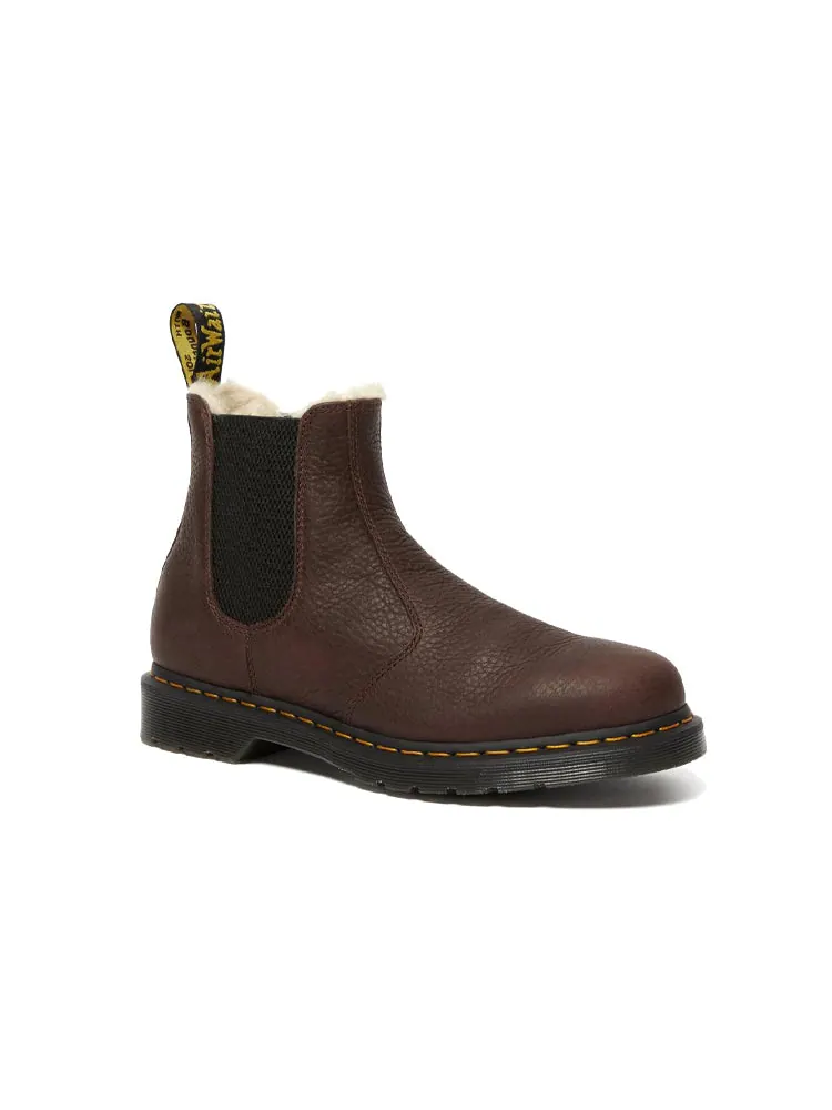 Ботинки челси Dr. Martens 2976 с искусственным мехом — изображение 4 из 5, коричневый