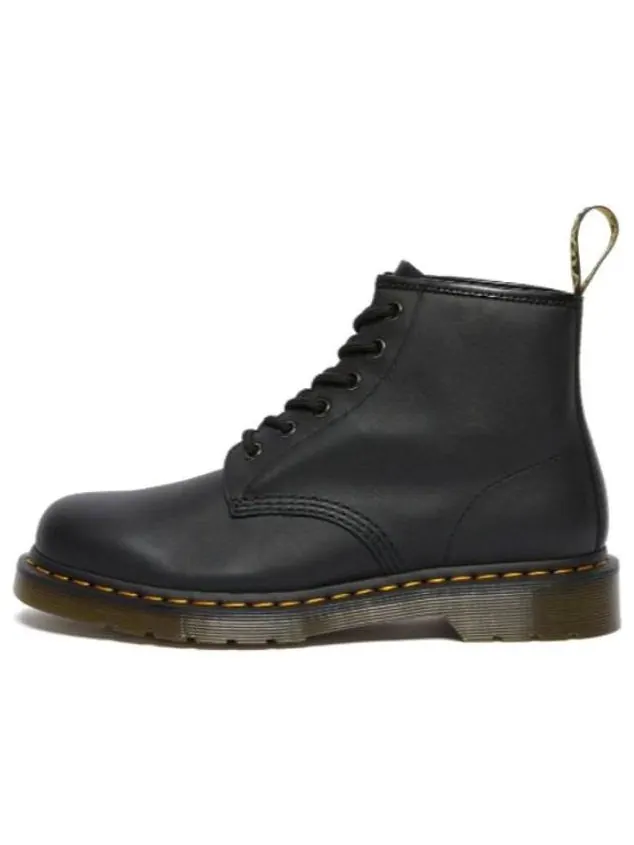 Ботинки Dr. Martens 101 Martin Boots, кожаные — изображение 1 из 6, черный