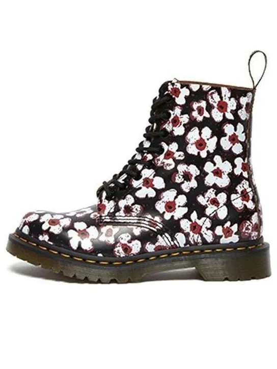Ботинки Dr. Martens Pascal 460, кожаные, шнуровка — изображение 1 из 5, черный/белый