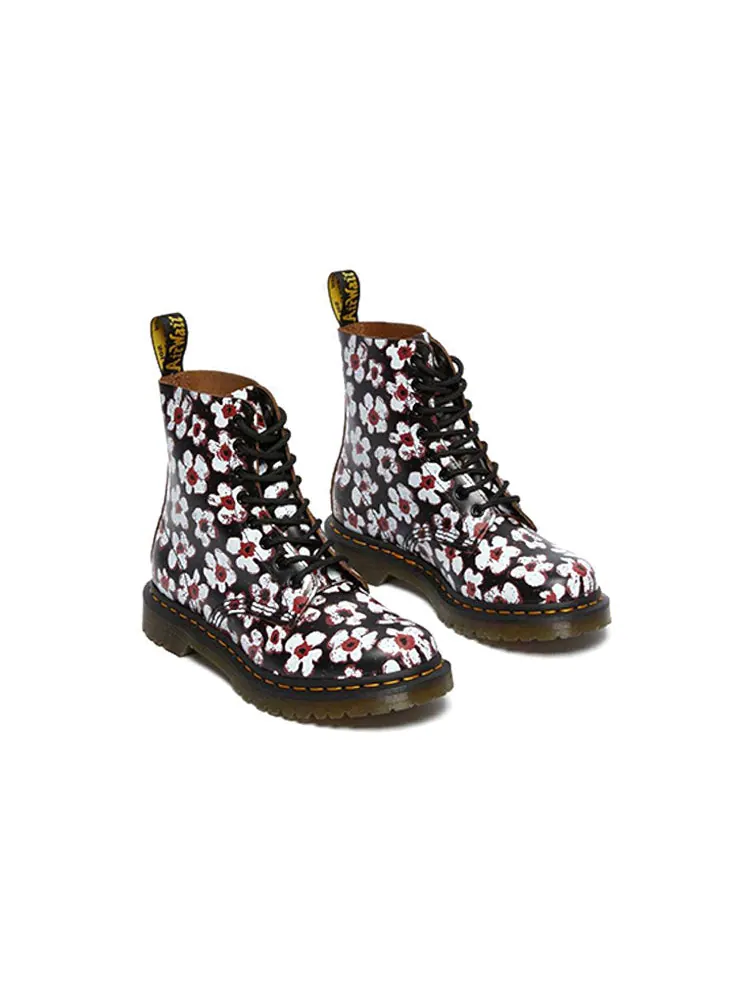 Ботинки Dr. Martens Pascal 460, кожаные, шнуровка — изображение 3 из 5, черный/белый