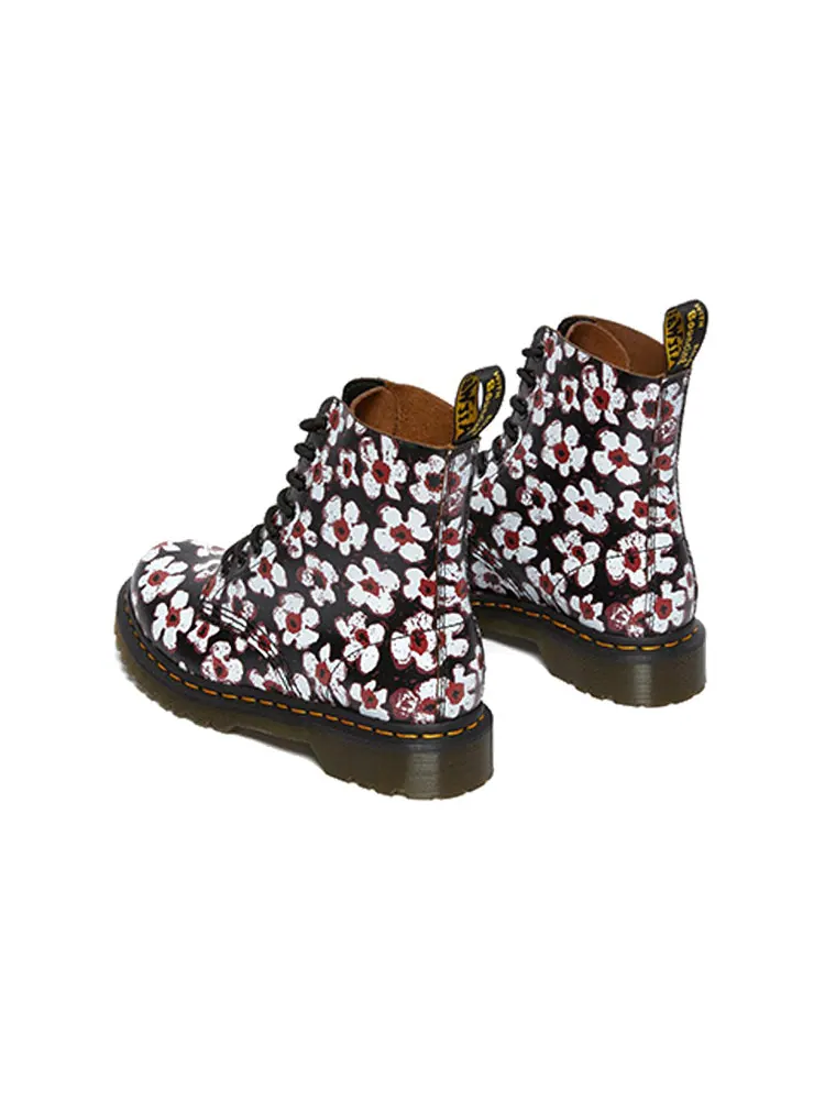 Ботинки Dr. Martens Pascal 460, кожаные, шнуровка — изображение 4 из 5, черный/белый