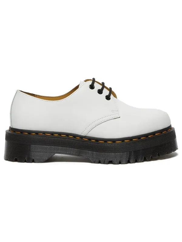 Ботинки Dr. Martens 1461 Quad, кожаные — изображение 2 из 4, белый