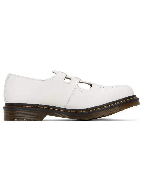 Тапочки Dr. Martens 8065, кожаные — изображение 2 из 4, белый