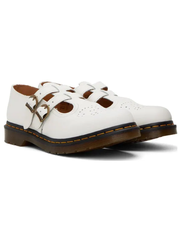 Тапочки Dr. Martens 8065, кожаные — изображение 3 из 4, белый