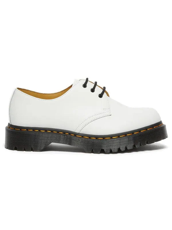 Кроссовки Dr. Martens 1461 Bex Smooth Leather Oxford Shoes — изображение 2 из 4, белый/черный