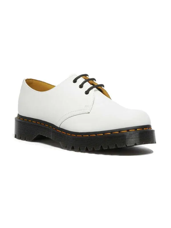 Кроссовки Dr. Martens 1461 Bex Smooth Leather Oxford Shoes — изображение 3 из 4, белый/черный