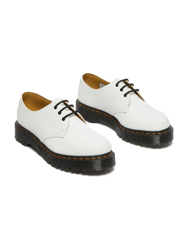 Кроссовки Dr. Martens 1461 Bex Smooth Leather Oxford Shoes — изображение 4 из 4, белый/черный