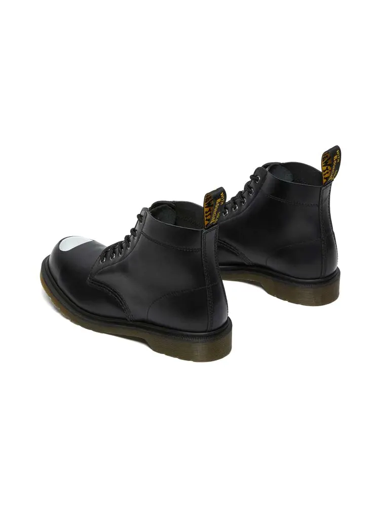 Ботинки Dr. Martens 101 кожаные, с потертым носком — изображение 5 из 6, черный
